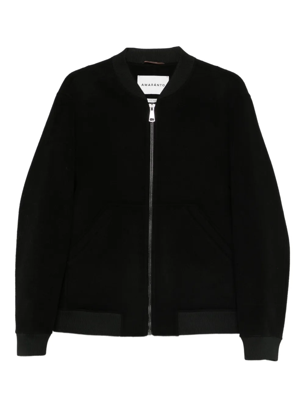 AMARÁNTO zip-up bomber jacket | Black | Image 1