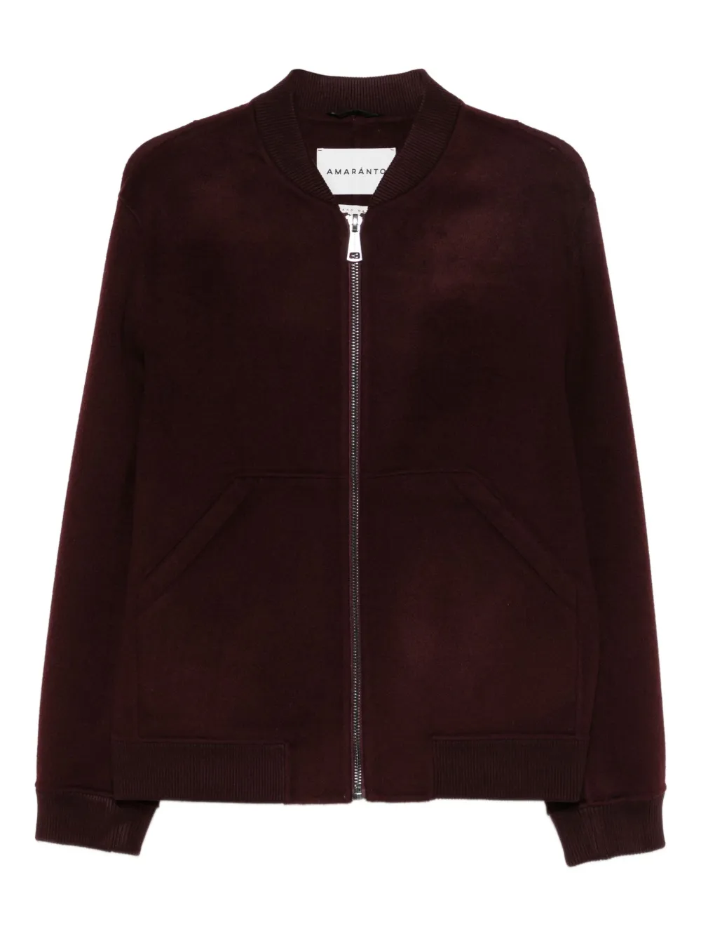 AMARÁNTO zip-up pouch-pockets bomber jacket | Red | Image 1