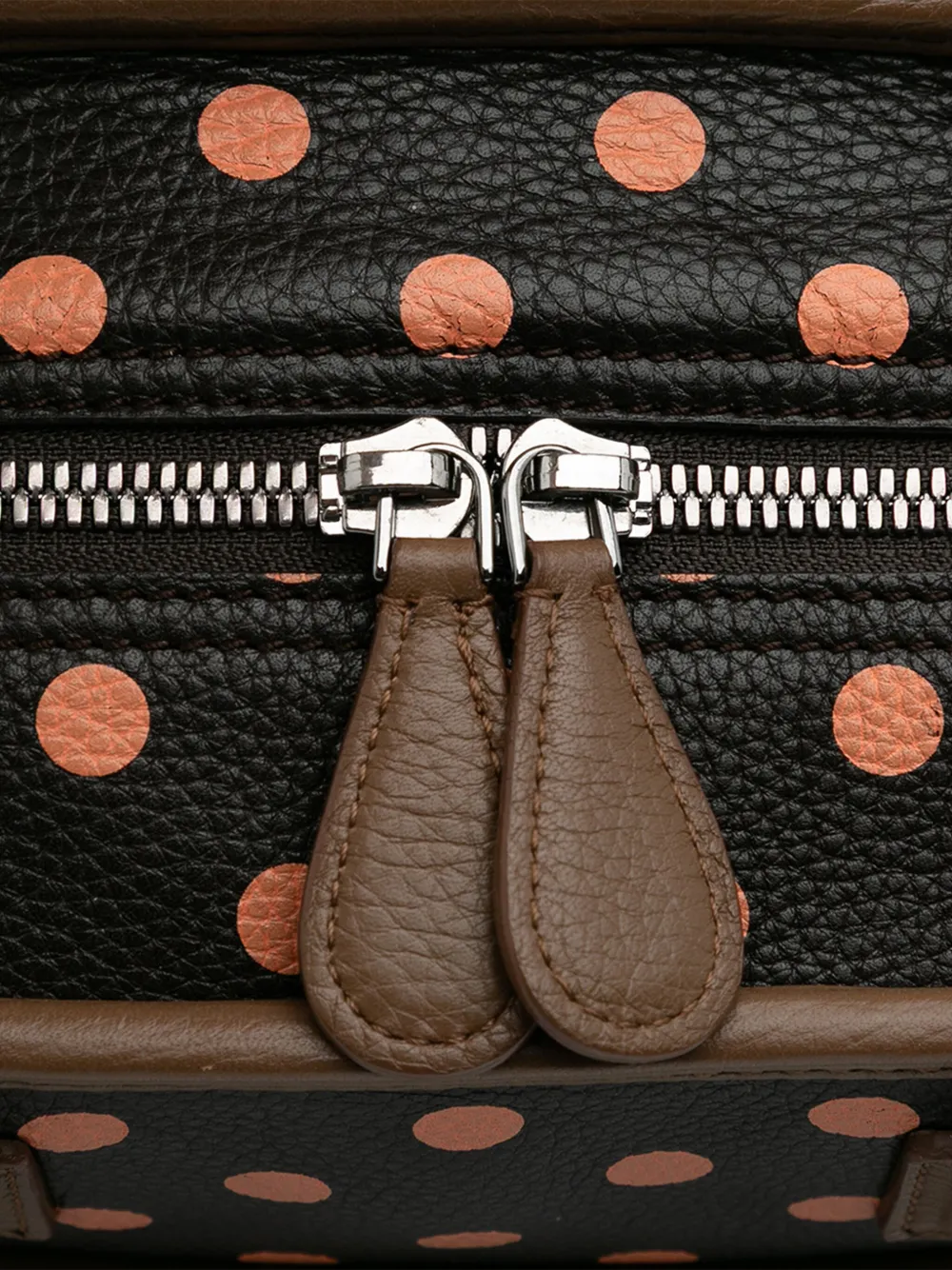 Pre-owned Loewe 2013 Leather Polka Dots Cruz Satchel