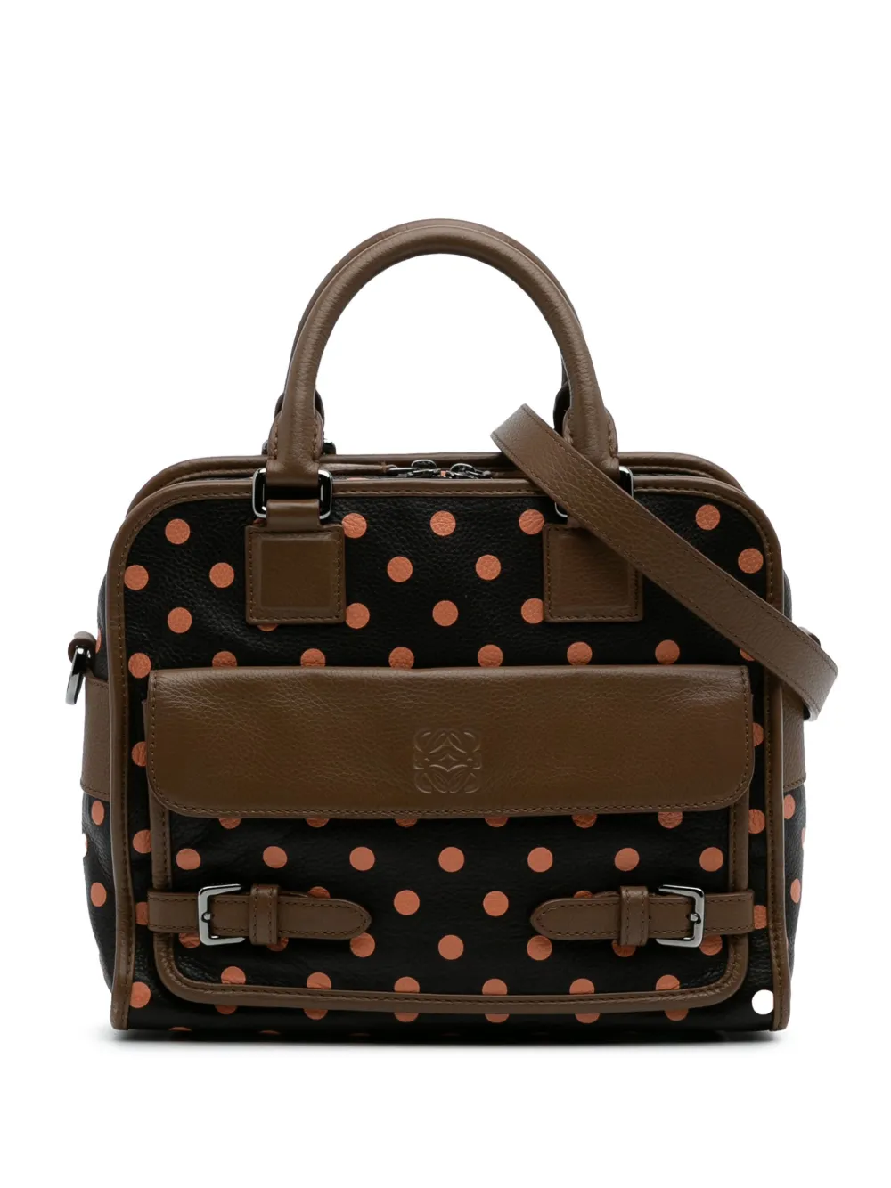 2013 Leather Polka Dots Cruz satchel