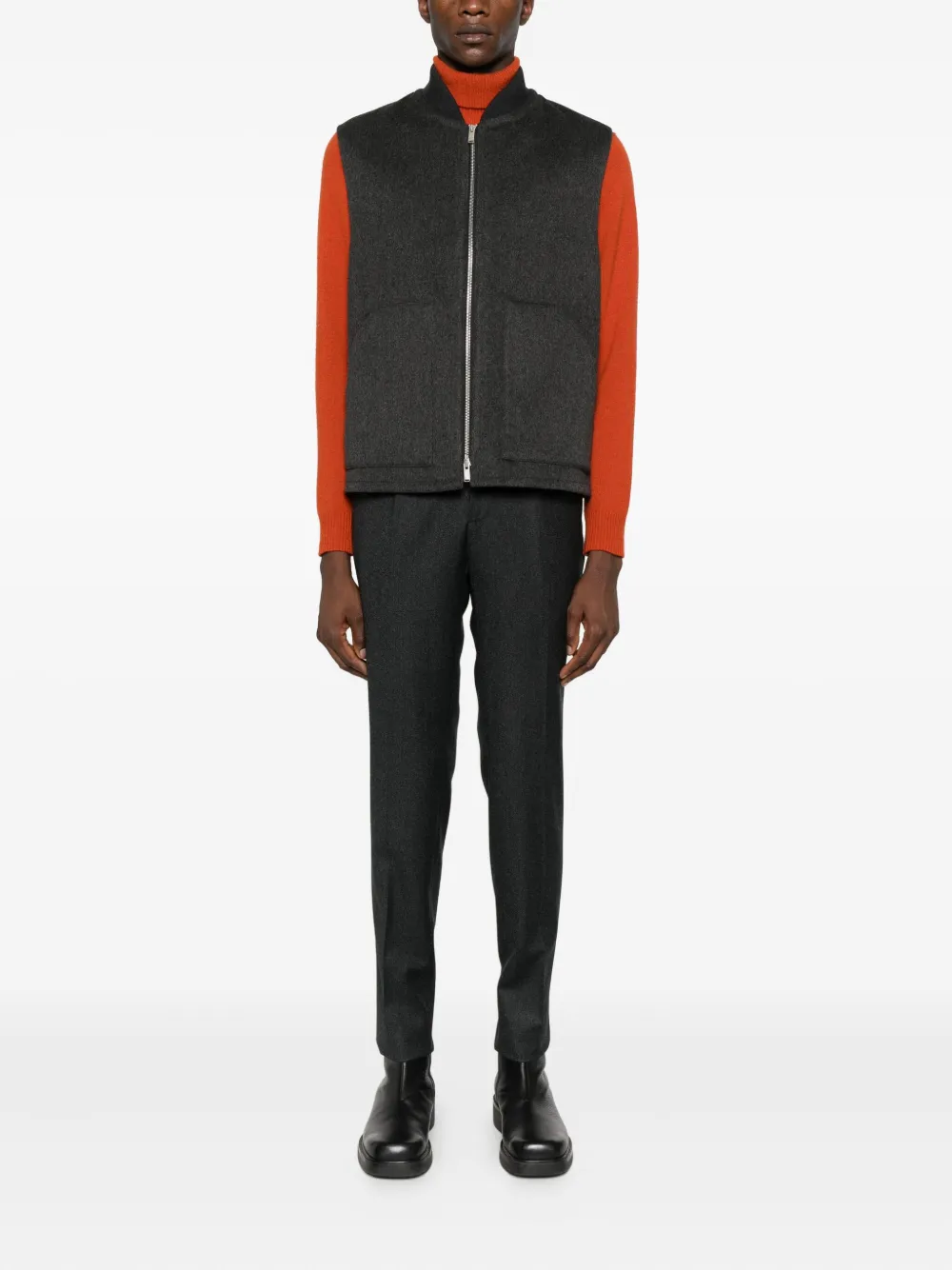 Lardini baseball-collar gilet | Waistcoats & Gilets | Image 2