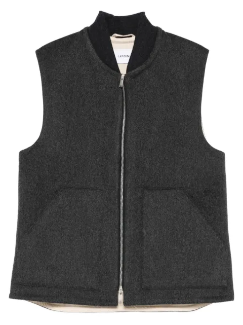 Lardini baseball-collar gilet 