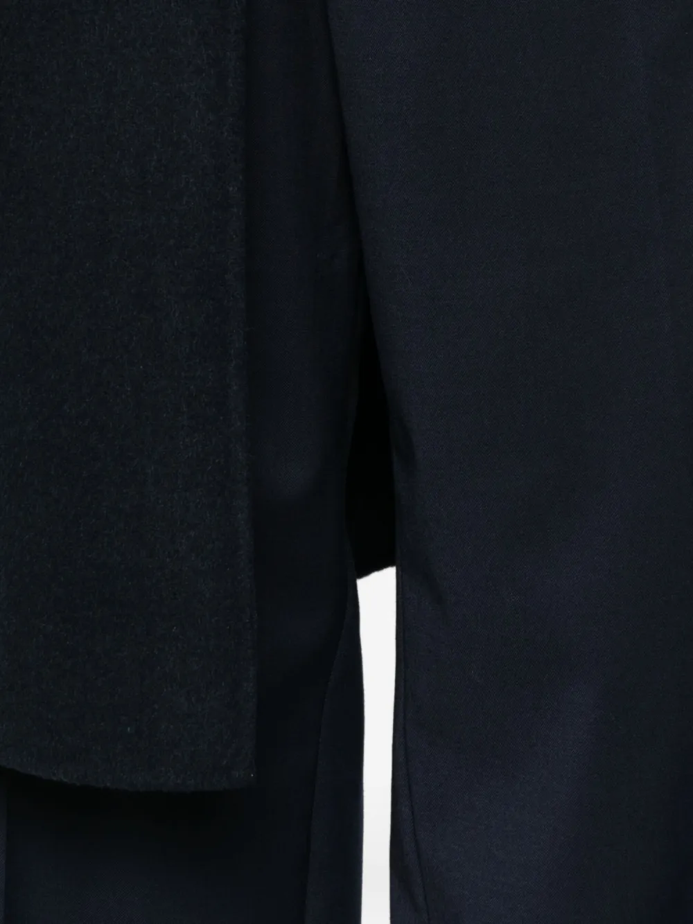 AMARÁNTO Broek met geplooid detail Blauw