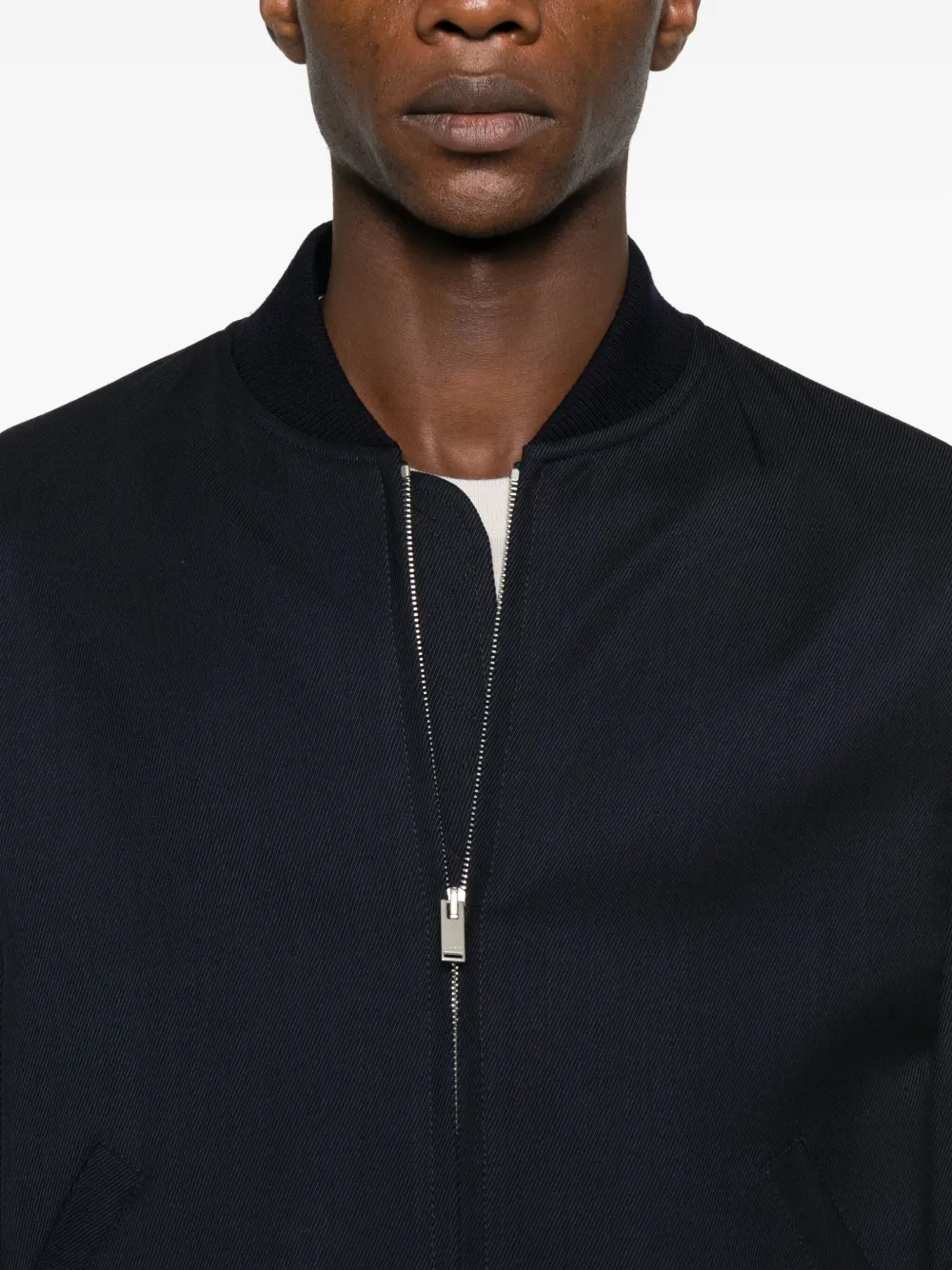 Lardini Bomberjack met rits Blauw