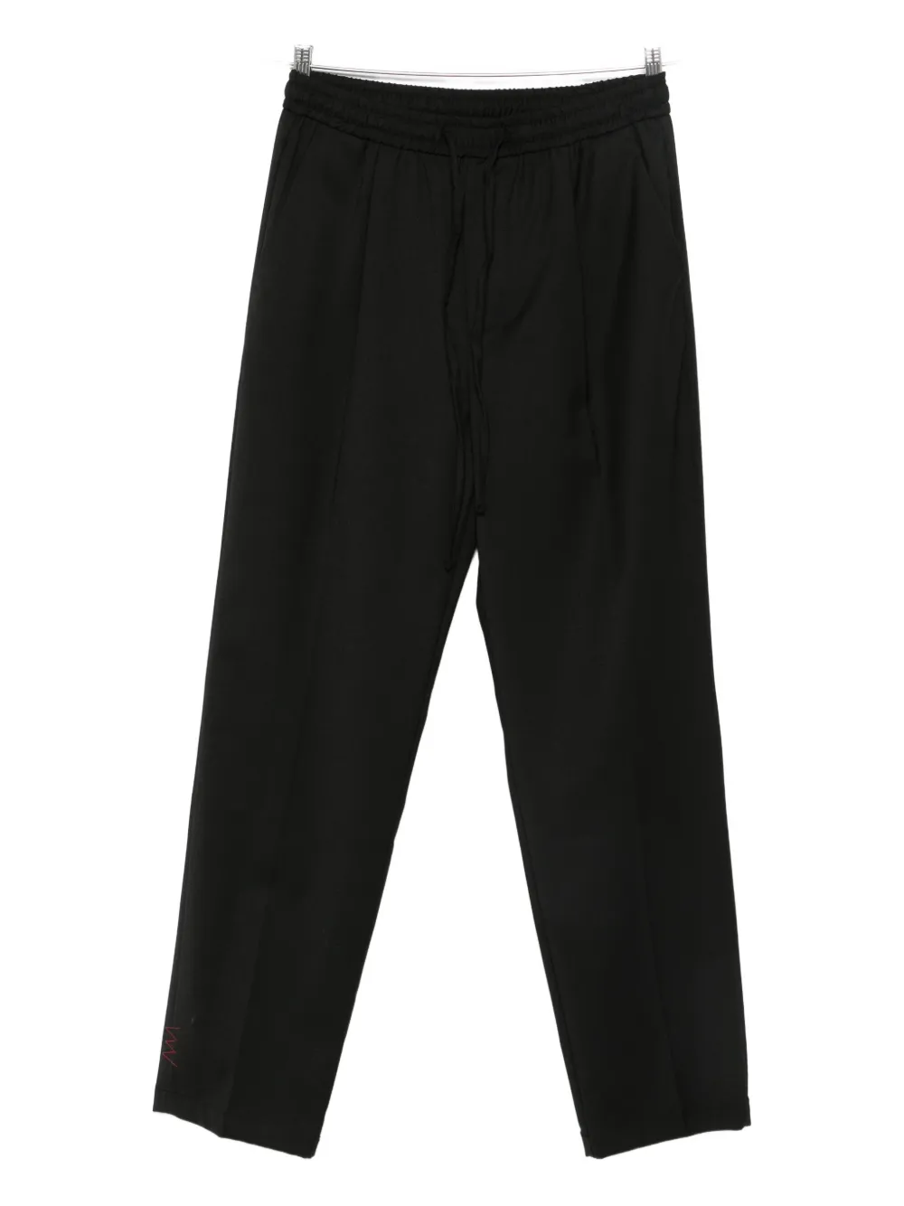 AMARÁNTO drawstring-waist trousers | Black | Image 1