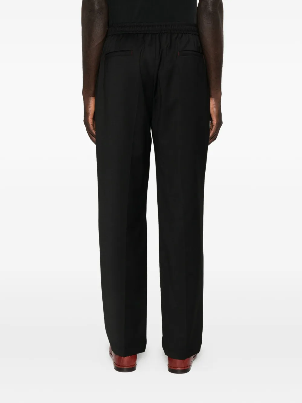 AMARÁNTO Broek met trekkoordtaille Zwart