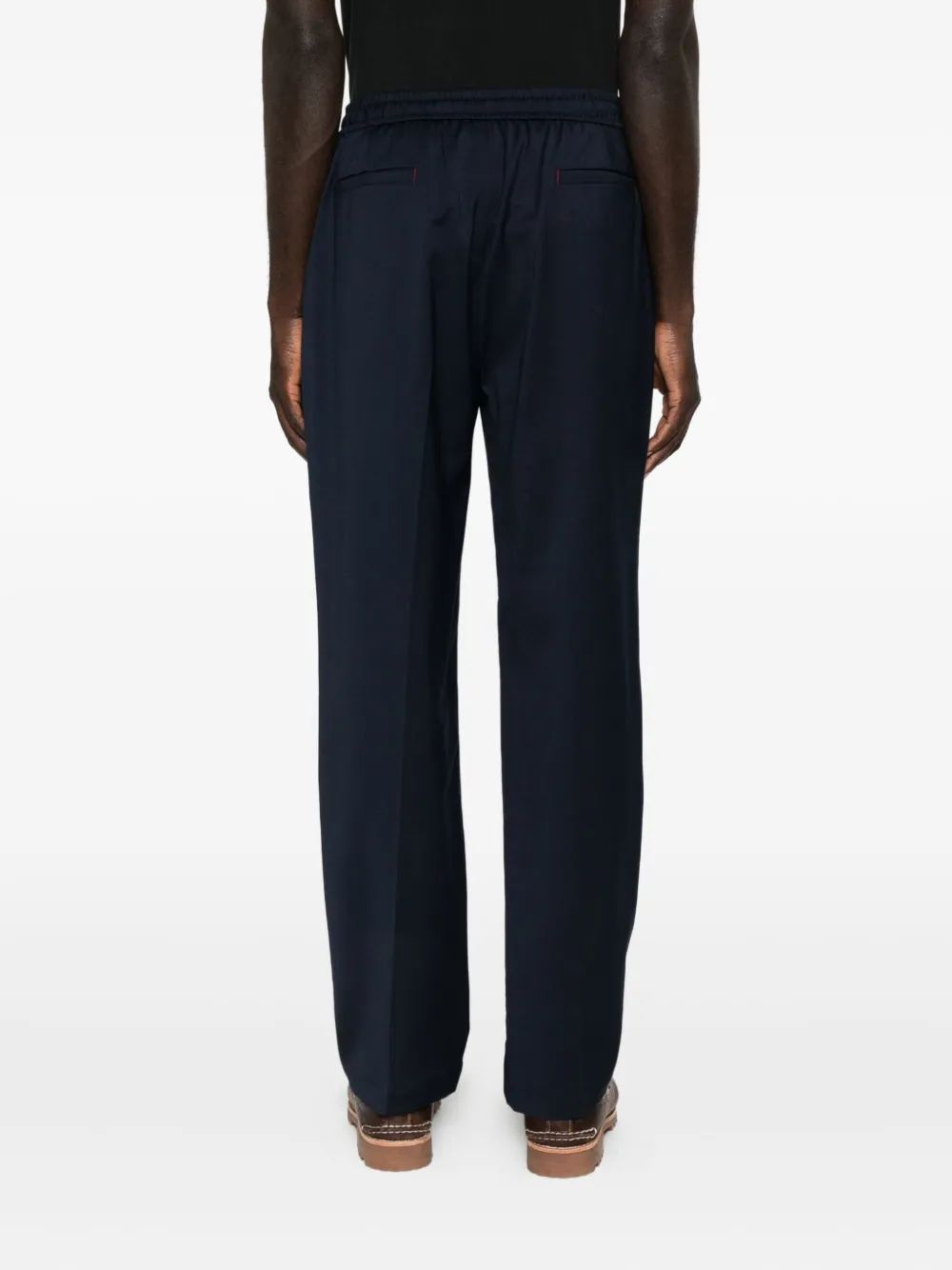 AMARÁNTO Broek met trekkoordtaille Blauw