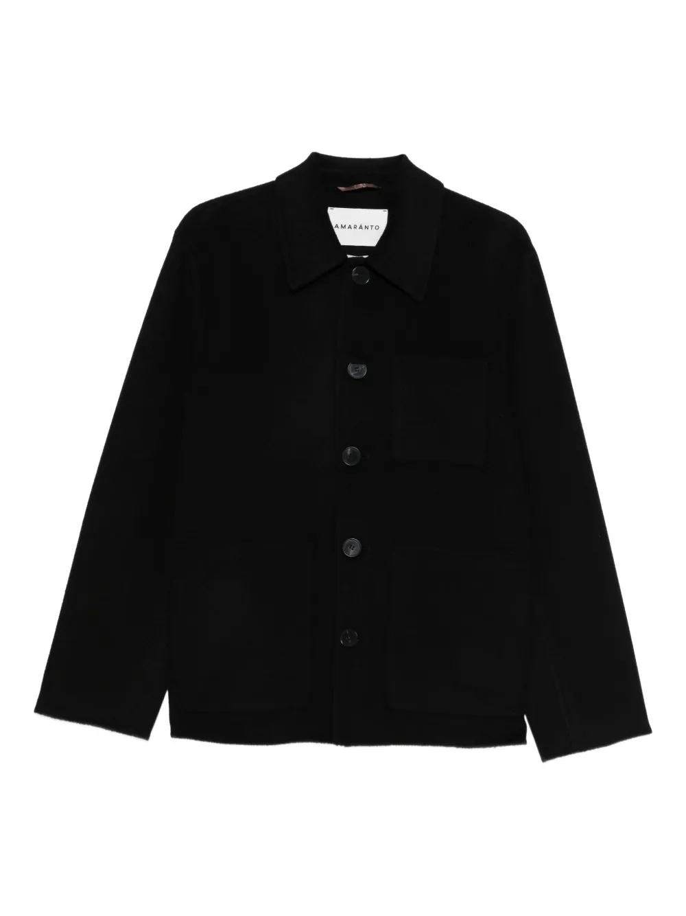 AMARÁNTO point-collar jacket | Black | Image 1