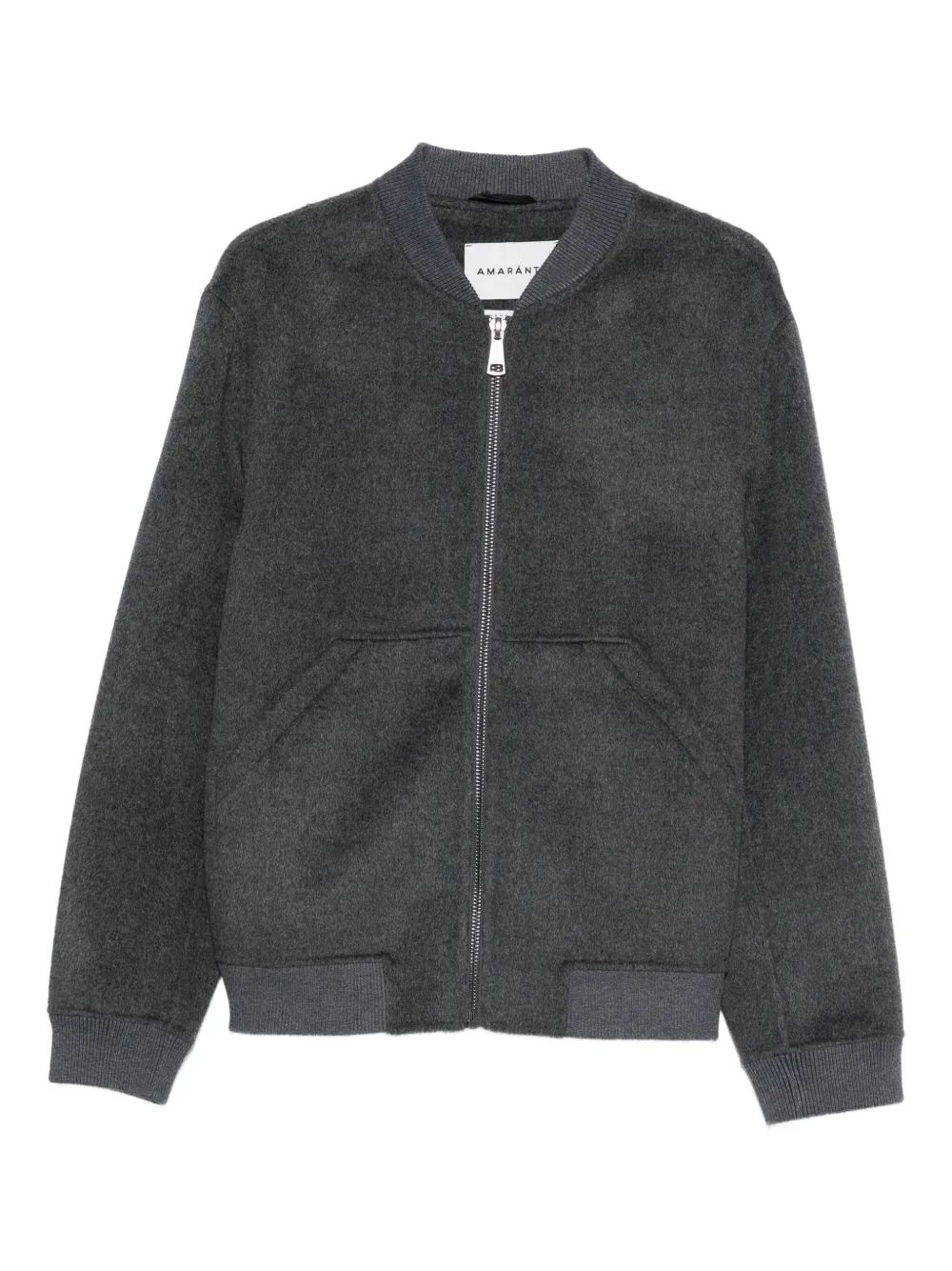 AMARÁNTO zip-up bomber jacket | Grey | Image 1