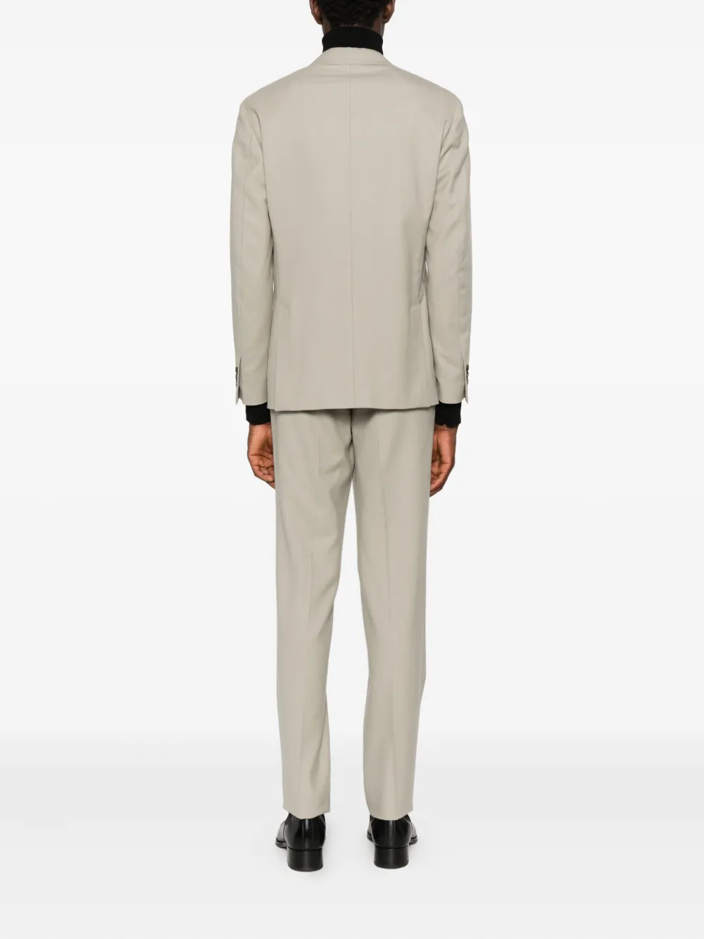 Lardini Pak met dubbele rij knopen Beige