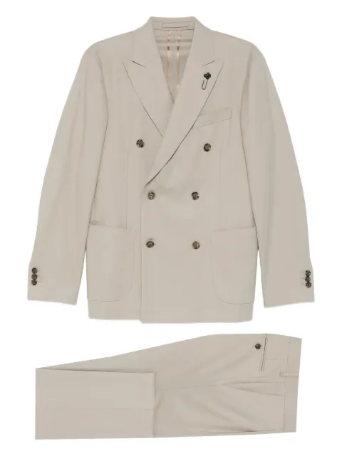 Lardini double-breasted suit 