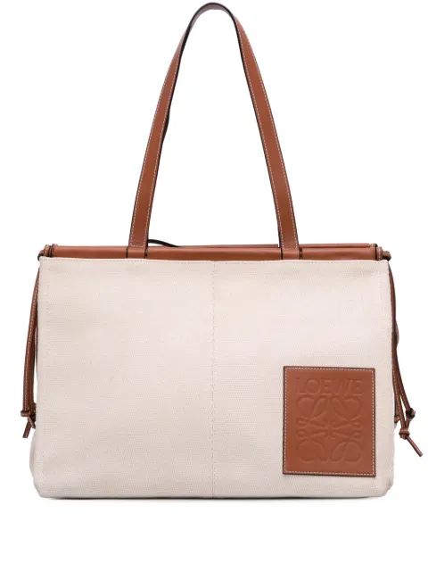 Loewe Pre-Owned 2000-2024 Large Canvas Cushion tote bag
