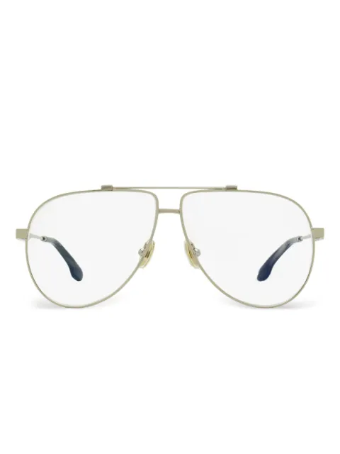 Victoria Beckham Eyewear pilot-frame metal glasses