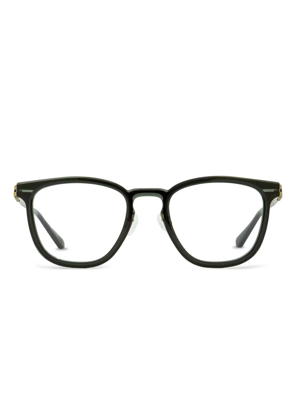 Shinola keyhole-bridge square glasses | Black | Image 1
