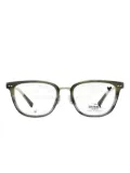 Shinola rounded rectangle-frame glasses - Blue