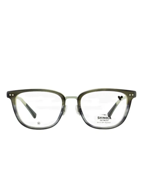 Shinola rounded rectangle-frame glasses