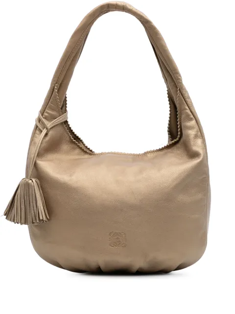 Loewe Pre-Owned 2009 Anagram Nappa Tassel hobo bag