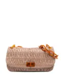 Prada Pre-Owned 2000-2013 Nappa Gaufre Resin Chain shoulder bag - Brown