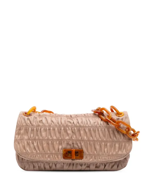 Prada Pre-Owned 2000-2013 Nappa Gaufre Resin Chain shoulder bag