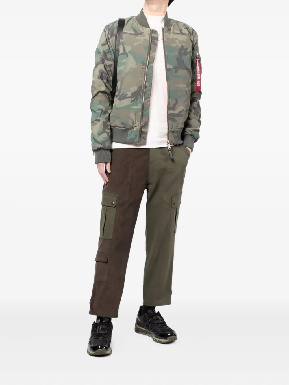 Alpha Industries camouflage zip-up bomber jacket | Bomber Jackets | Image 2