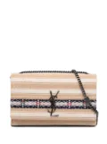 Saint Laurent Pre-Owned 2017 Medium Berber Canvas Classic Monogram Kate crossbody bag - Brown