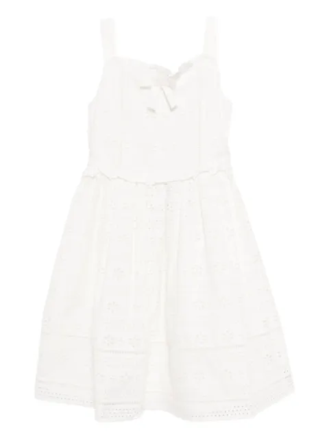 Self-Portrait Kids broderie cotton dress