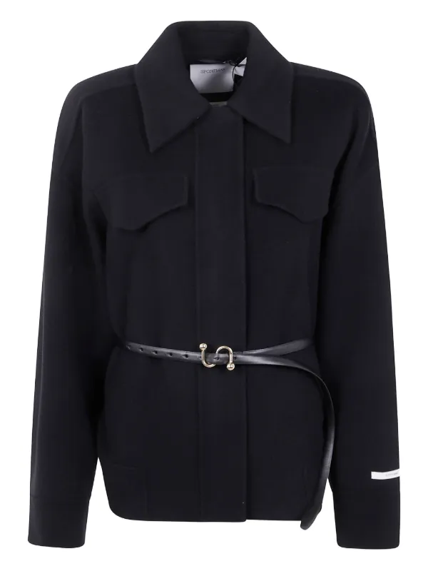 Sportmax Flap-pocket Jackets in Black