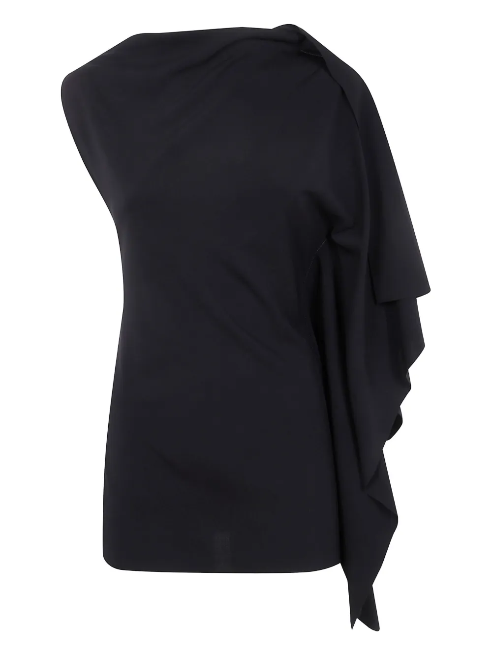 Sportmax Asymmetrische top Zwart
