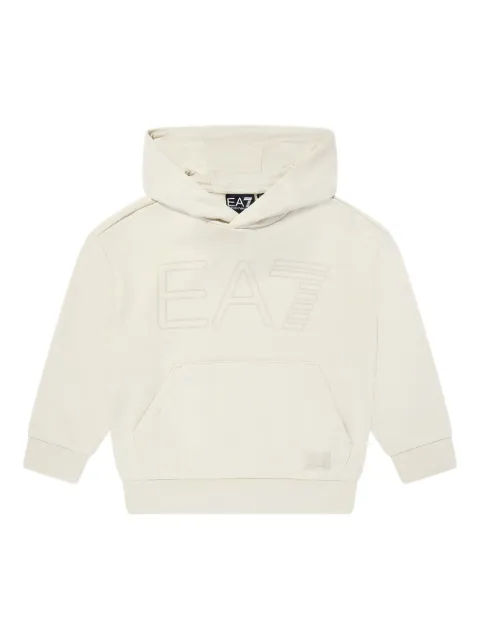Emporio Armani Kids logo-embossed hoodie