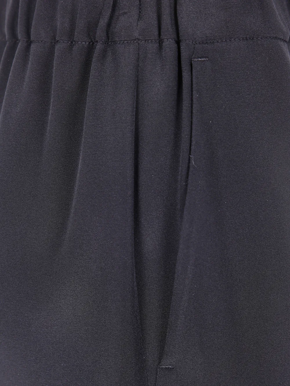 Max Mara elasticated-waist silk trousers Zwart