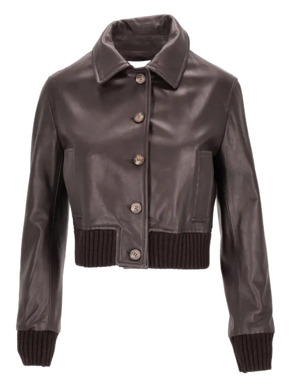 ジャケット・アウター Rosen Kreuz cropped leather jacket. rosenkreuz_official 店頭販売開始しました*° CROPPED 2WAY FUR HOOD