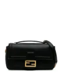 Fendi Pre-Owned 2010-2024 Leather Chain Baguette shoulder bag - Black