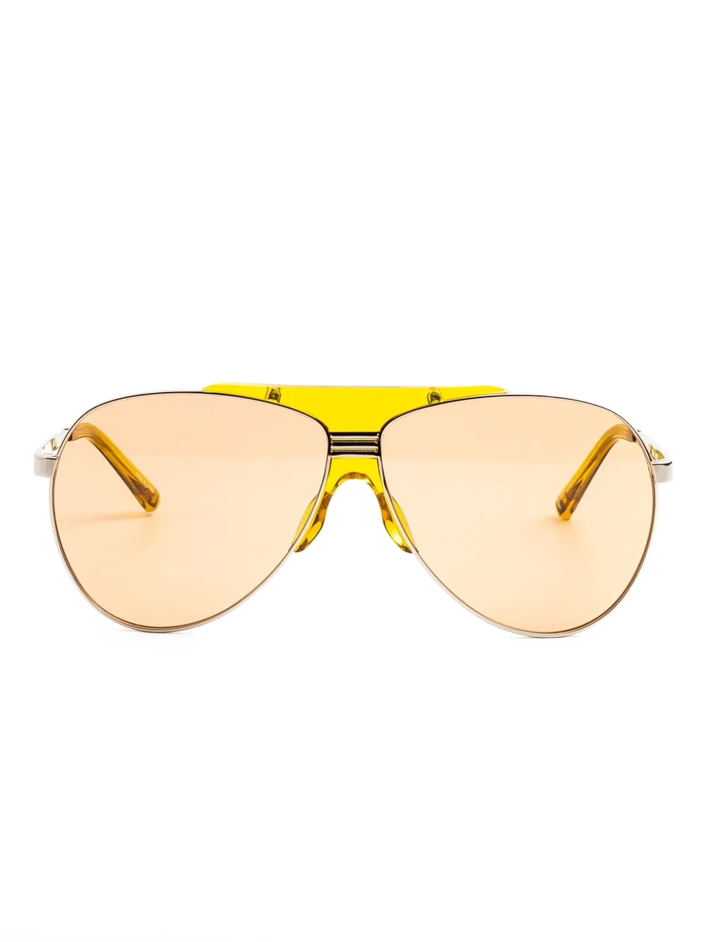 Linda Farrow Attico sunglasses Geel