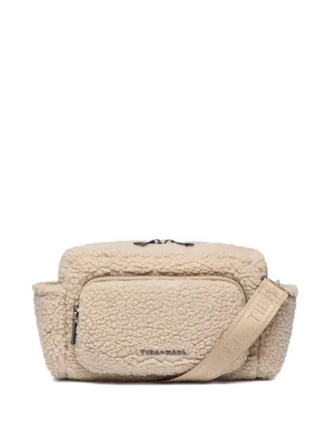 Tiba + Marl Bolsa Inka texturizada com zíper