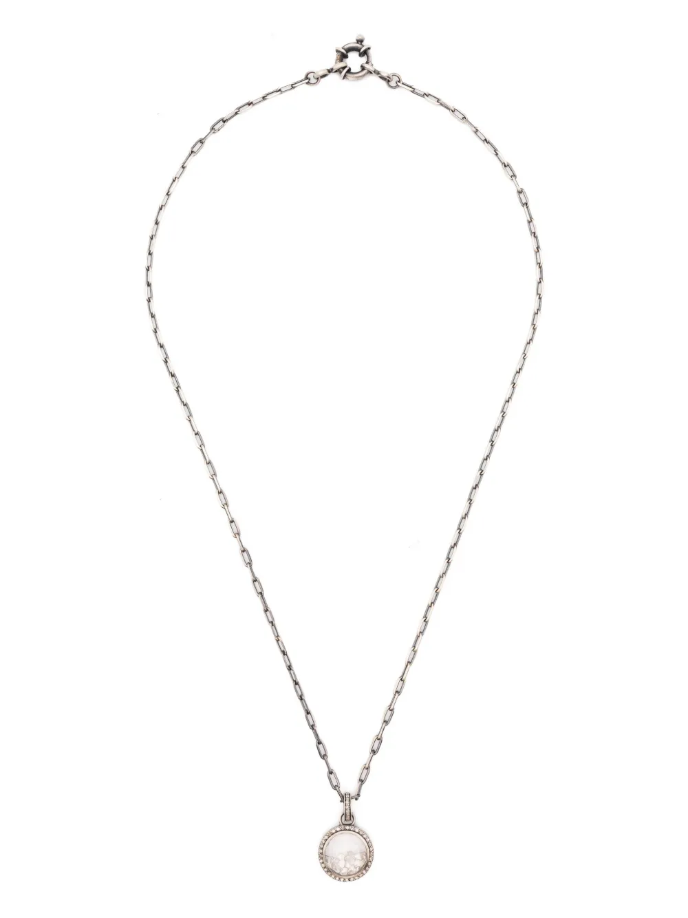 KUNDO diamond-pendant necklace | Silver | Image 1