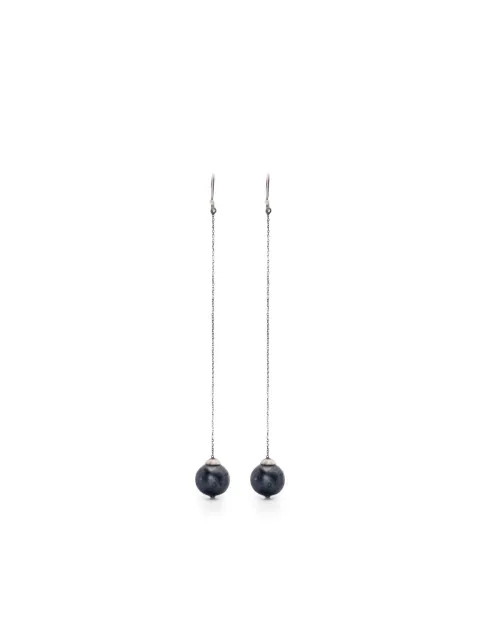 KUNDO sterling silver beaded earrings