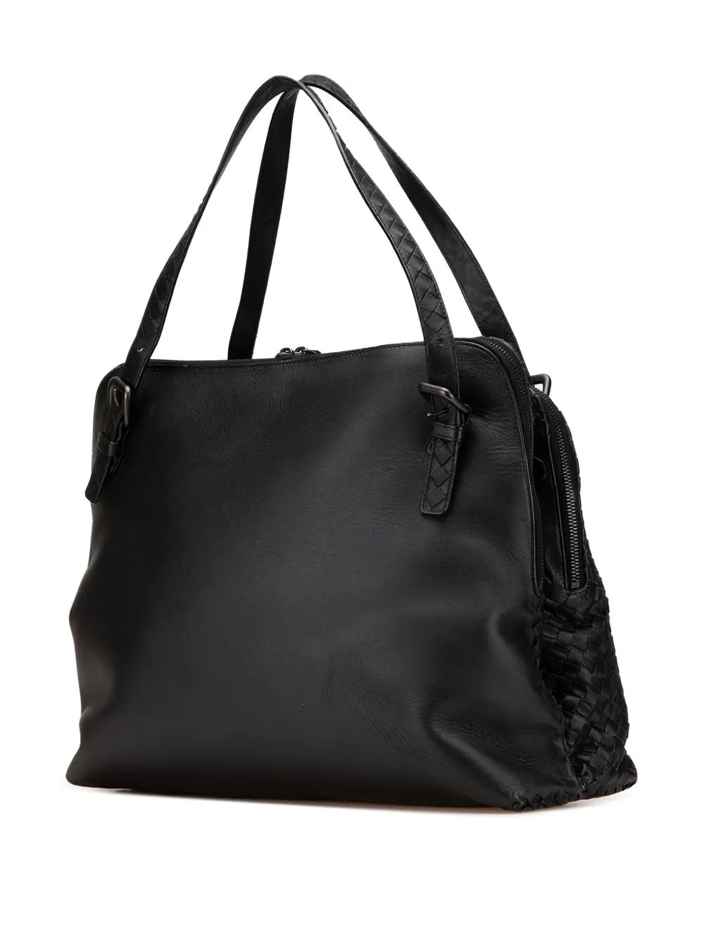 Pre-owned Bottega Veneta 2012-2025 Nappa Intrecciato Business Bag
