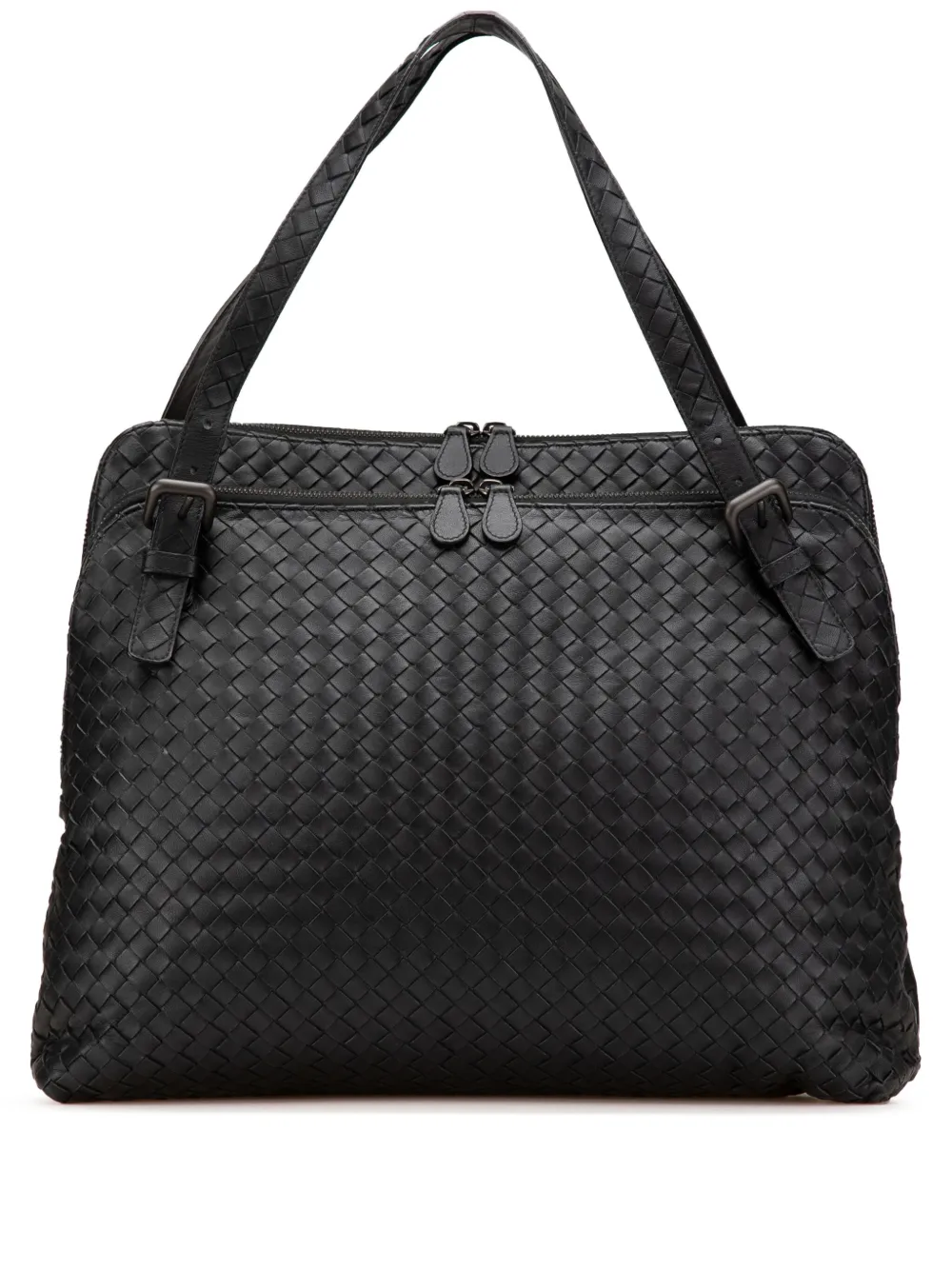 Bottega Veneta Pre-Owned 2012-2025 Nappa Intrecciato business bag | Black | Image 1
