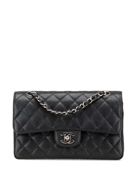 CHANEL Pre-Owned 2012 Medium Classic Caviar Double Flap shoulder bag