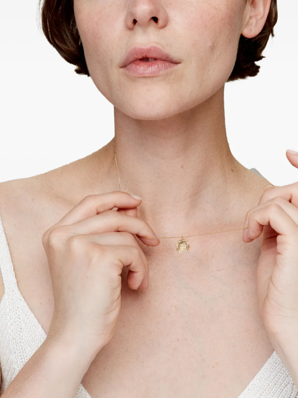 Alice Waese 14kt yellow gold Hydra diamond necklace | Demi-Fine Jewelry | Image 2