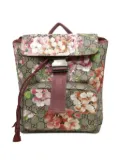 Gucci Pre-Owned 2000-2015 Small GG Supreme Blooms Single Buckle backpack - Brown