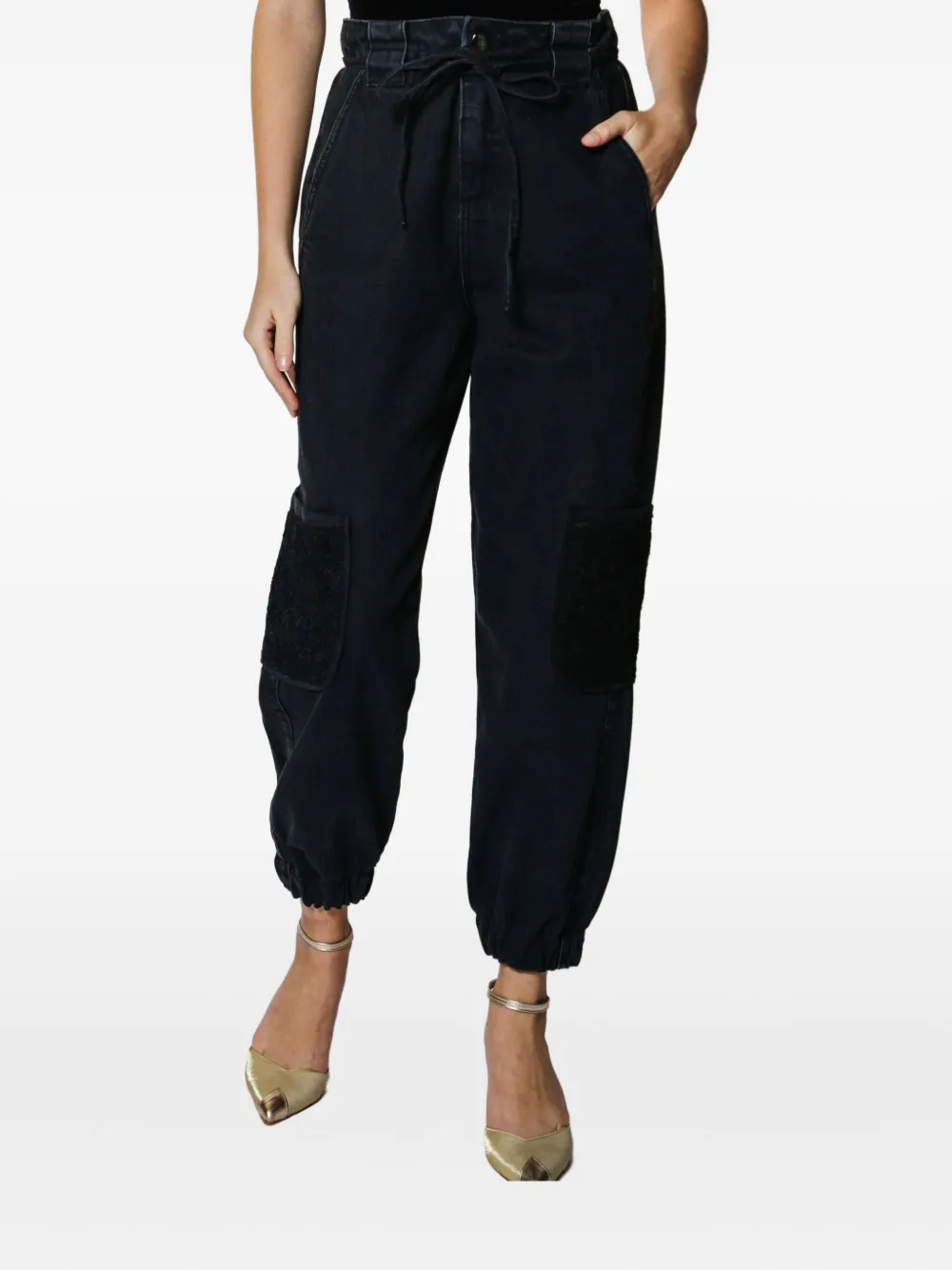 Lethicia Bronstein Lupita Lace-patch Cargo Pants