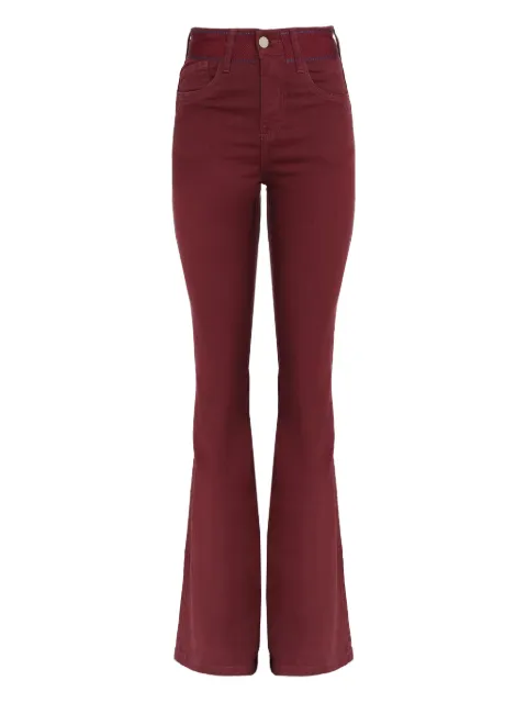 Lethicia Bronstein flare high-waisted jeans