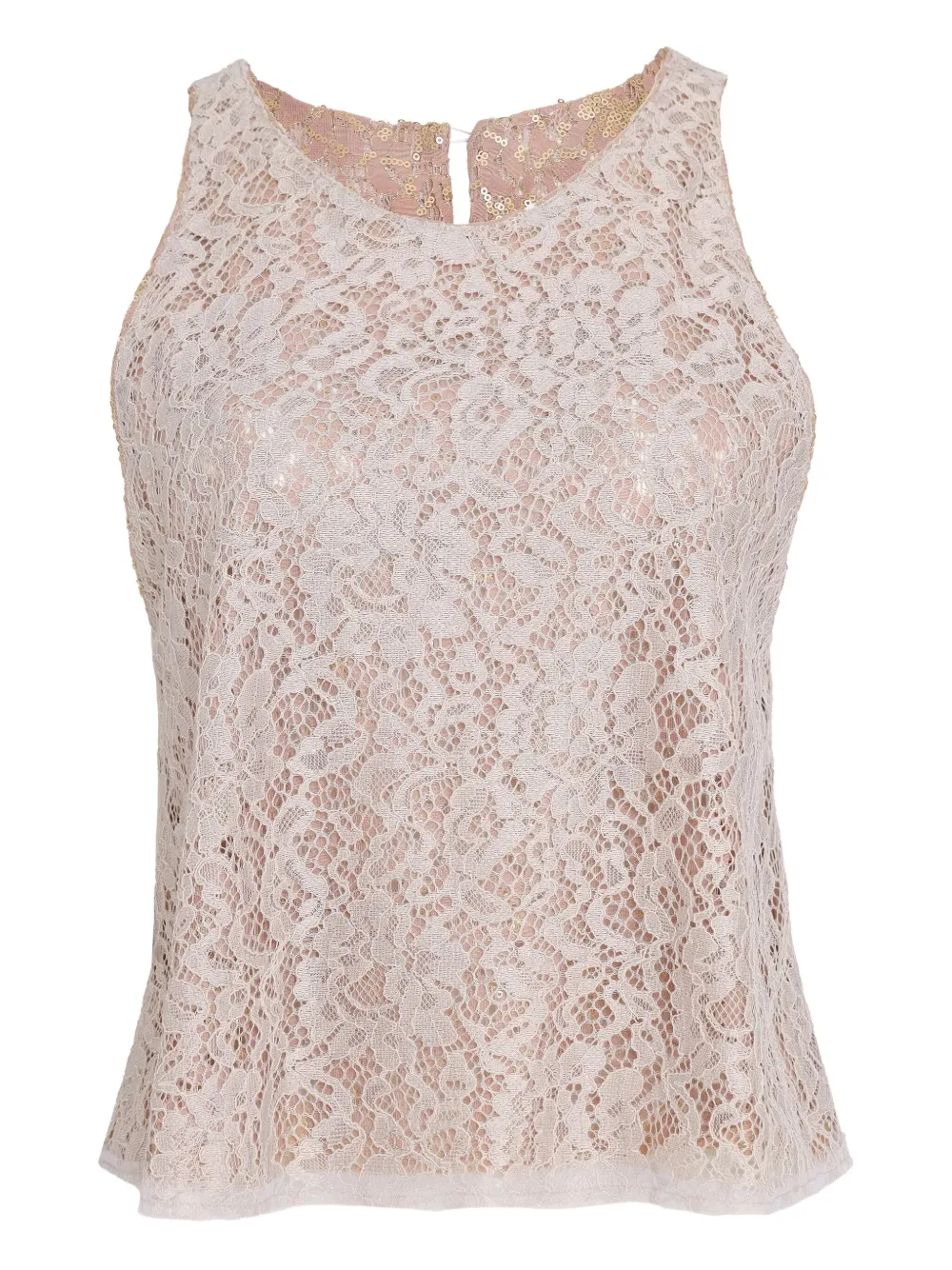 Lethicia Bronstein Gerbera reversible lace blouse | Pink | Image 1