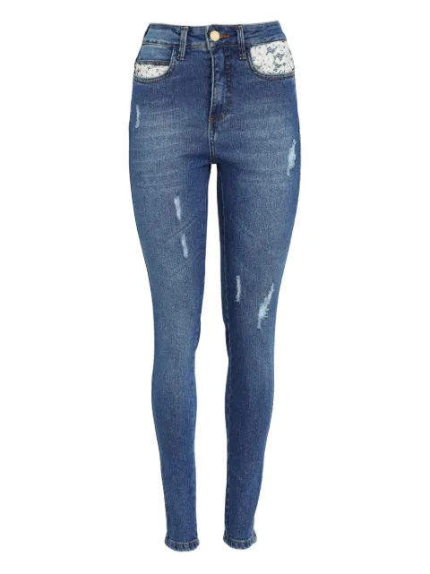 Lethicia Bronstein Calça jeans Viviane com renda