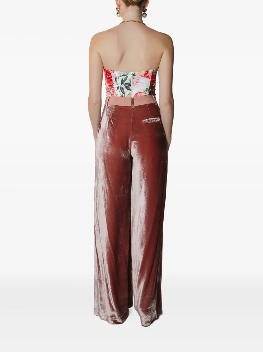 Lethicia Bronstein Alda geplooide broek Roze