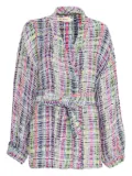 Lethicia Bronstein tweed belted jacket - Pink