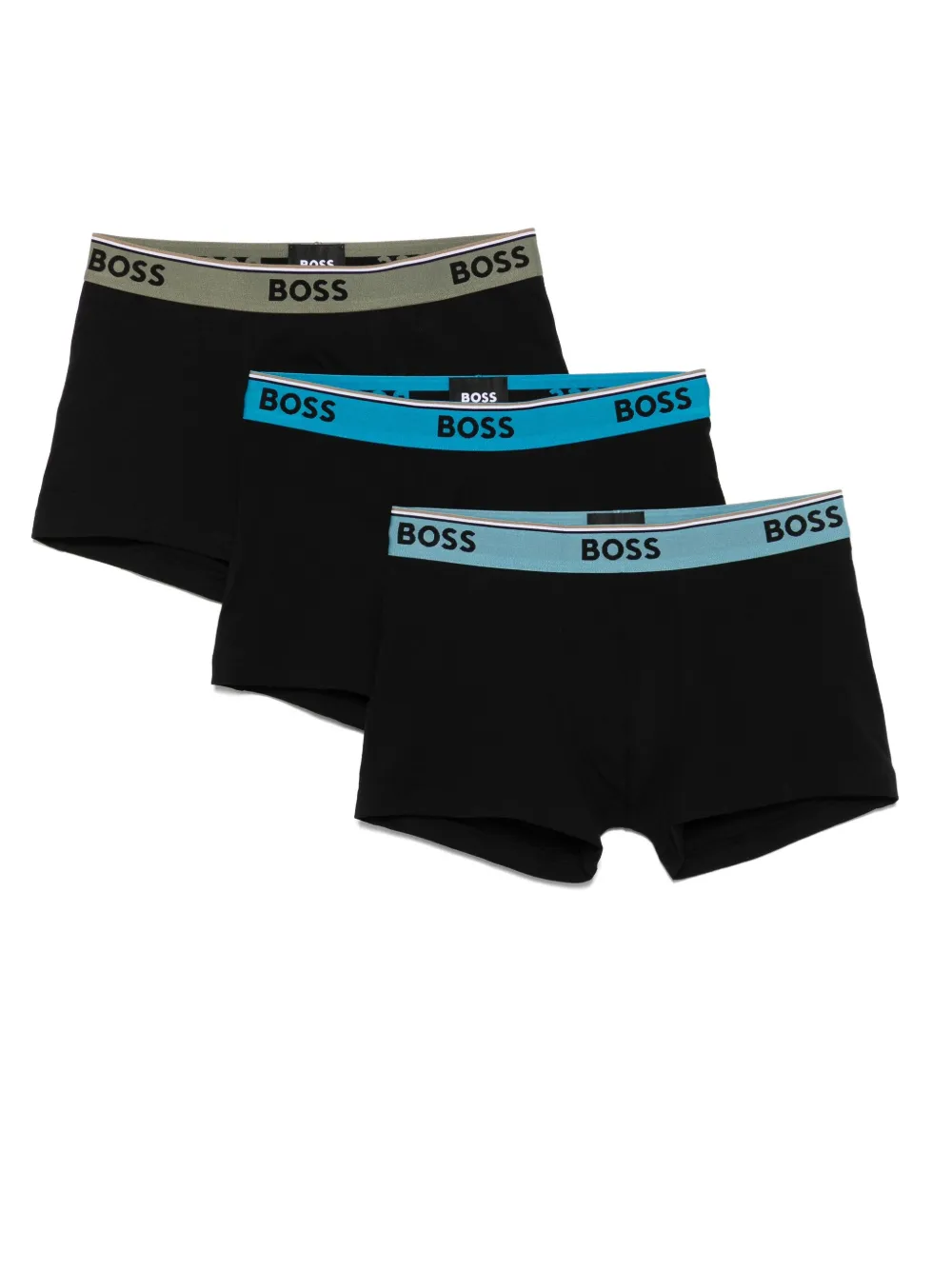 BOSS logo boxers (set of three) | Black | Image 1