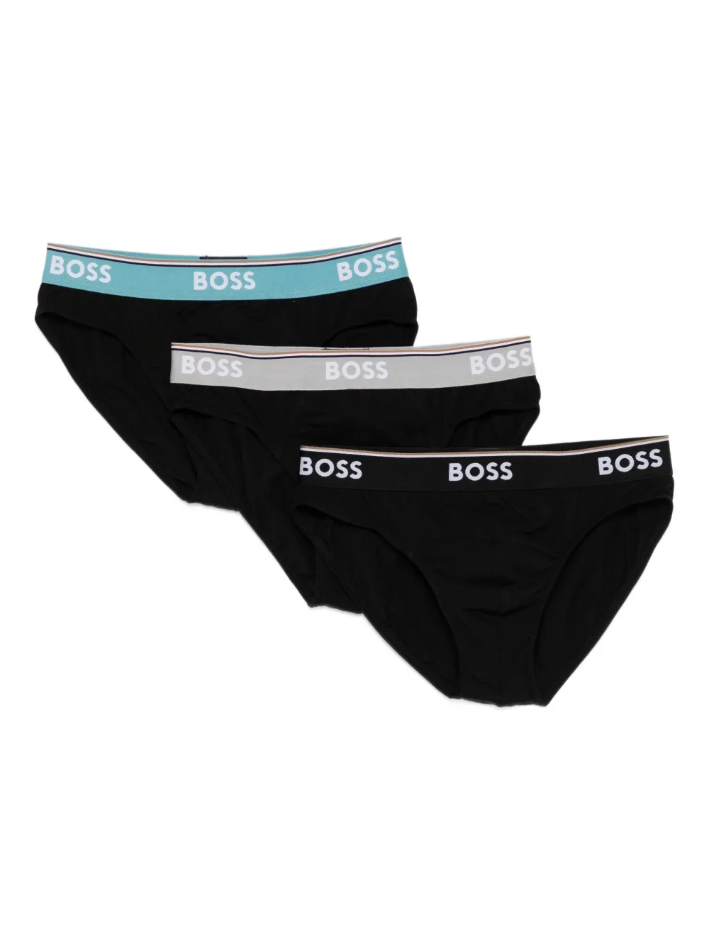 BOSS logo briefs (set of three) | Black | Image 1
