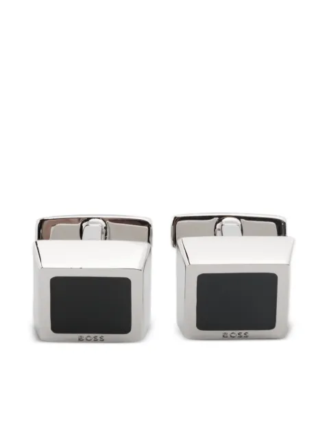 BOSS logo-engraved cufflinks